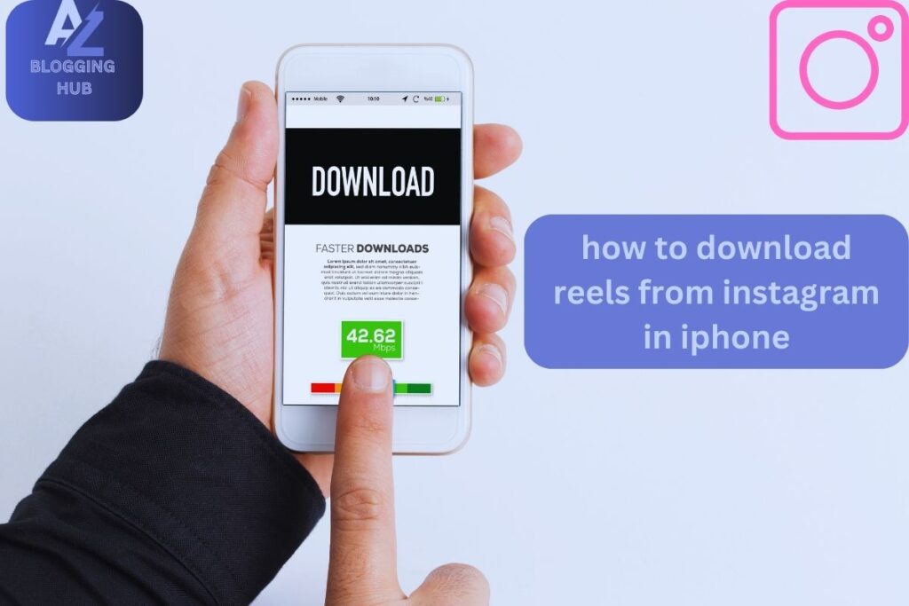 how to download reels from instagram in iphone